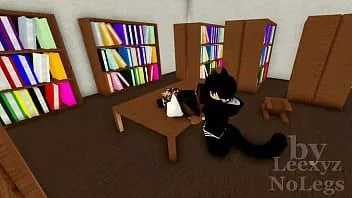 Jouer Roblox Femboy en bas se fait baiser par un catboy blanc