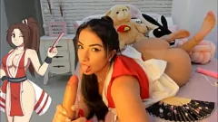 Play Mai Shiranui in Hentai Anime Orgy: Big Tits, Ass, & Hitachi-Induced Squirt Session